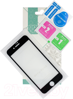Защитное стекло для телефона Case Full Screen для iPhone 7 / 8 (черный)