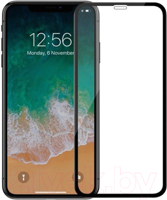 Защитное стекло для телефона Case Full Screen для iPhone XR (черный)