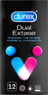 Презервативы Durex Dual Extase Emoji №12