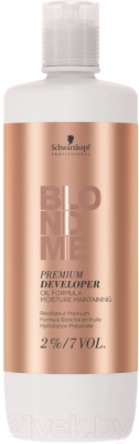 Эмульсия для окисления краски Schwarzkopf Professional BlondMe Premium Developer Oil Formula Maintaining 2% 7Vol (1л)