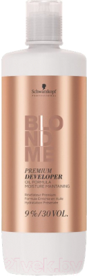 Эмульсия для окисления краски Schwarzkopf Professional BlondMe Premium Developer Oil Formula Maintaining 9% 30Vol (1л)