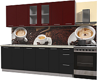 

Готовая кухня Интерлиния, Мила Пластик 2.3 Б