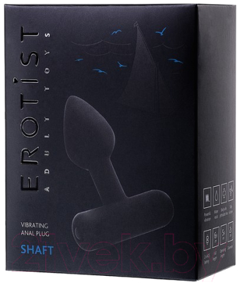 Вибропробка Erotist Shaft / 541312 (черный)
