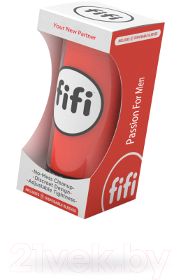 Мастурбатор для пениса Fifi Male / FRED1 (красный)