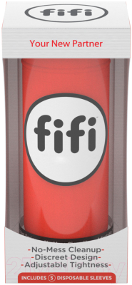 Мастурбатор для пениса Fifi Male / FRED1 (красный)
