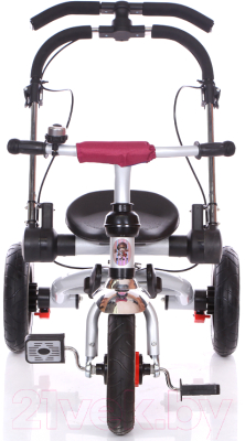 Трехколесный велосипед с ручкой Sundays SJ-10 (бордовый)