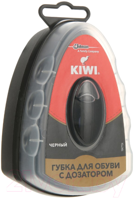 Губка для обуви Kiwi Express Shine с дозатором (черный)
