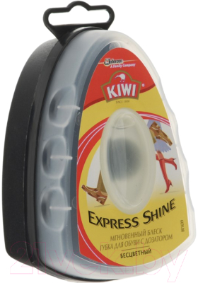 Губка для обуви Kiwi Express Shine с дозатором (бесцветный)