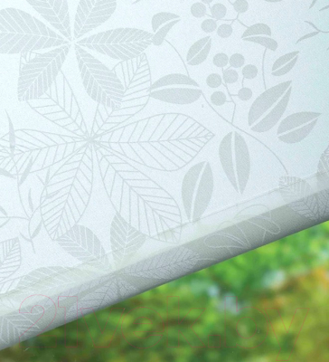 Рулонная штора Lm Decor Флауэр LM 45-01 52x160 (светло-серый)