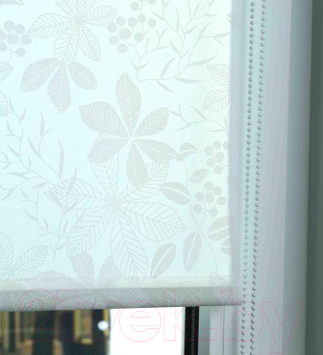 Рулонная штора Lm Decor Флауэр LM 45-01 52x160 (светло-серый)