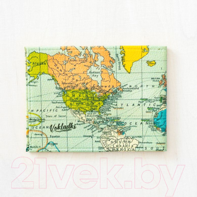 Изображение товара Обложка для зачетной книжки Vokladki Карта / 21006