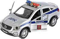 

Масштабная модель автомобиля Технопарк, Mercedes-Benz Gle Coupe Полиция / GLE-COUPE-P-SL
