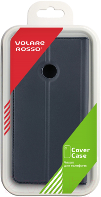 Чехол-книжка Volare Rosso Book для Redmi Note 7/Note 7 Pro (черный)
