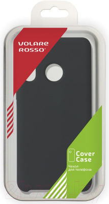Чехол-накладка Volare Rosso Suede для P30 Lite (черный)