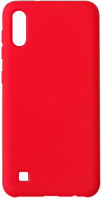 Чехол-накладка Volare Rosso Suede для Galaxy A10 2019 (красный)
