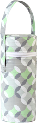 Термосумка для бутылочки BabyOno 604 (серый/зеленый)