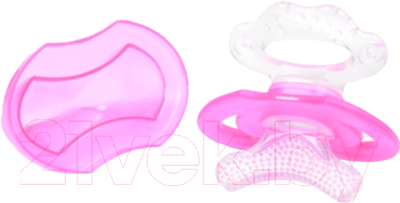 Прорезыватель для зубов BabyOno Силиконовый / 1008 (розовый)