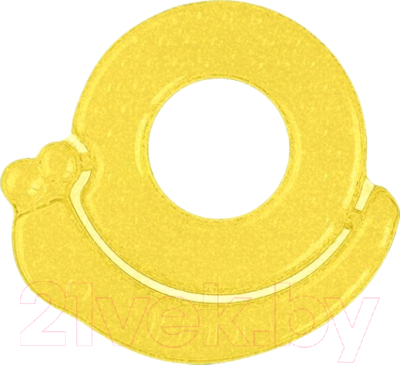 Прорезыватель для зубов BabyOno Улитка / 1014 (желтый)