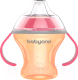 Поильник BabyOno Natural Nursing c мягким носиком 6м+ / 1456 (оранжевый) - 