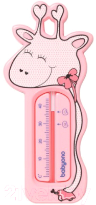 Детский термометр для ванны BabyOno Жираф 775/01 (розовый)