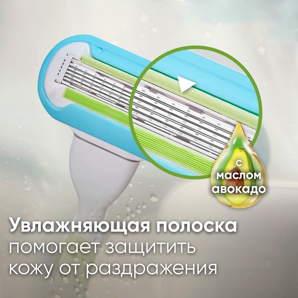 Бритвенный станок Gillette Venus Embrace Sensitive (+ 1 кассета)