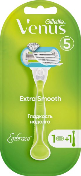 Бритвенный станок Gillette Venus Embrace Sensitive (+ 1 кассета)