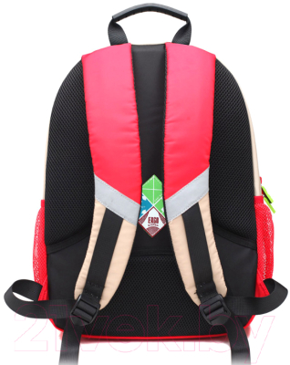Школьный рюкзак 4ALL Kids / RK61-04N (красный/бежевый)
