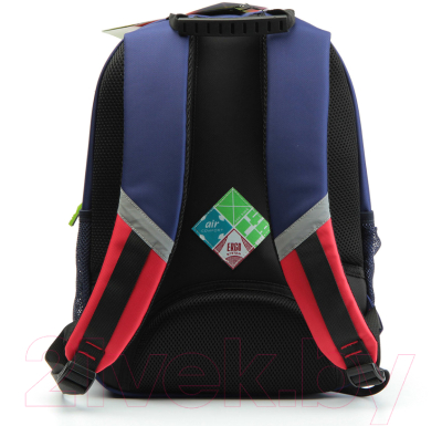 Школьный рюкзак 4ALL Kids / RK61-05N (синий/красный)
