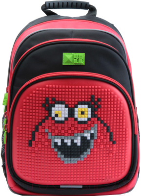 Школьный рюкзак 4ALL Kids / RK61-06N (черный/красный)