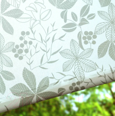Рулонная штора Lm Decor Флауэр LM 45-02 150x170 (серый)