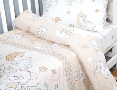 Комплект постельный для малышей АртПостель Медвежата 922