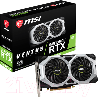 Видеокарта MSI RTX 2060 Super Ventus OC