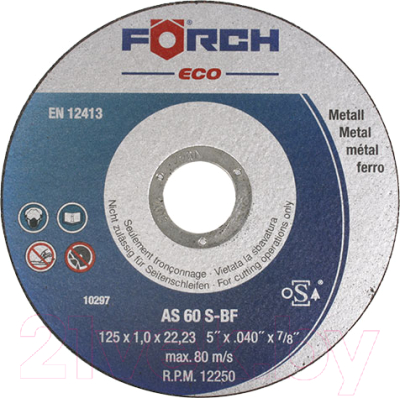 Отрезной диск Forch 5809N23019