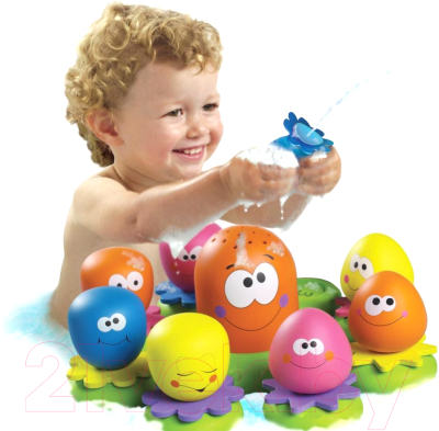 Набор игрушек для ванной Bradex Весёлые Осьминожки / DEB 0002
