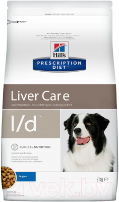 Сухой корм для собак Hill's Prescription Diet Liver Care l/d (2кг)