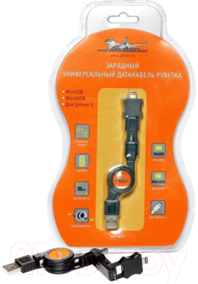 

Кабель Airline, miniUSB/microUSB ACH-R-07