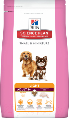 Сухой корм для собак Hill's Science Plan Light Adult Small & Miniature Chicken (3кг)