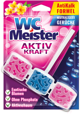Чистящее средство для унитаза Wasche Meister Aktiv Kraft Экзотические цветы