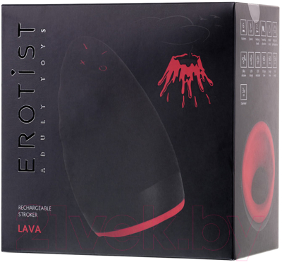 Мастурбатор для пениса Erotist Lava / 543002 (черный)
