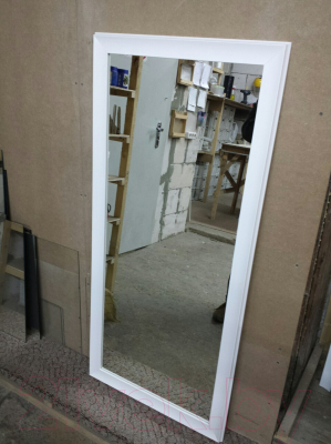 Зеркало BDC Decor R553-114 140x65 (белый)