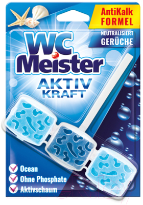 Чистящее средство для унитаза Wasche Meister Aktiv Kraft Океан