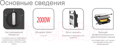 Электрогриль Tefal Inicio GC242D38