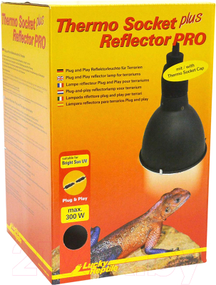 Светильник для террариума Lucky Reptile HTR-1 (черный)