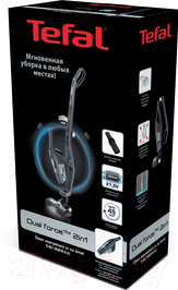 Вертикальный пылесос Tefal TY6756WO