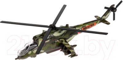 Вертолет игрушечный Технопарк МИ-24 / SB-16-58WB