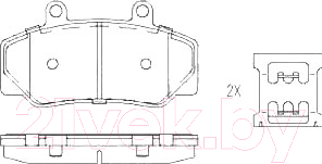 

Тормозные колодки Patron, PBP628