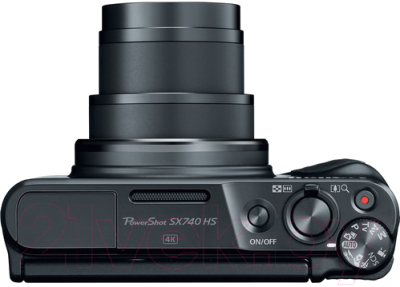 Компактный фотоаппарат Canon PowerShot SX740HS / 2955C002 (черный)
