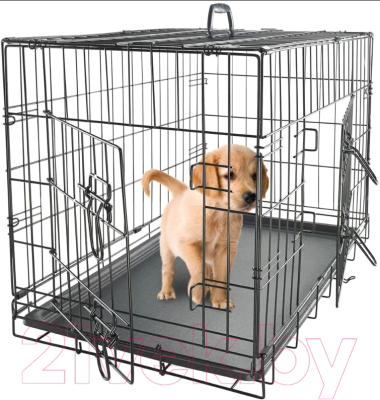 Клетка для животных Duvo Plus Pet Kennel Large 780/482/DV (черный)