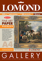 

Фотобумага Lomond, Белый, Coarse-Linen Natural White Archive A4, 230г/кв.м, 10л / 0913241