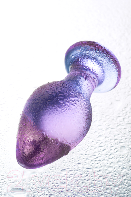 Пробка интимная Sexus Glass / 912014 (фиолетовый)